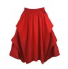 Sukně DUBAJ - červená - s podšívkou