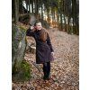 Black Mountain Softshellový kabát - áčkový - tmavě hnědý – fotografie 2