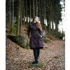 Black Mountain Softshellový kabát - áčkový - tmavě hnědý – fotografie 3