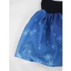Dětská sukně - modré vločky 2