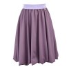 Půlkolová sukně - balonová - levandule