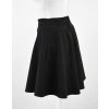 Sukně s knoflíky - semiš - černá 6