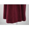 Sukně s knoflíky - manšestr - vínová