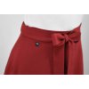 Zavinovací sukně - karmínová 2
