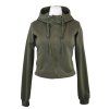 Krátká mikina na zip - khaki II.JAKOST 6