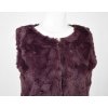 Vesta - kožíšek - fialová