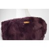 Vesta - kožíšek - fialová