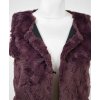 Vesta - kožíšek - fialová