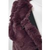 Vesta - kožíšek - fialová 4