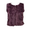 Vesta - kožíšek - fialová