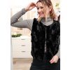 Vesta - kožíšek - černá 3