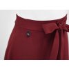 Zavinovací sukně - tmavě bordó 3