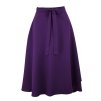 Zavinovací sukně - fialová
