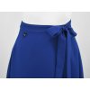 Zavinovací sukně - kobaltová 3