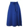 Zavinovací sukně - kobaltová