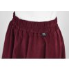 Půlkolová sukně - manšestrová - vínová