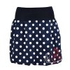 Balónová sukně - tmavě modrá a bílý puntík - retrokolo