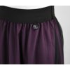 Půlkolová sukně - guma - fialová a černý tyl
