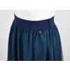 Půlkolová sukně - guma - petrolejová a modrý tyl