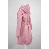 Softshellový kabát - áčkový - růžový - vzor 4