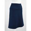 Áčková sukně s kapsou - modrá 2 3