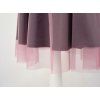 Půlkolová sukně - guma - černá a světle růžový tyl 4