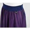 Půlkolová sukně - guma - fialová a modrý tyl