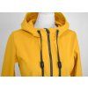 Softshellový kabát - půlkolový - žlutý 2
