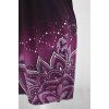 Šaty oversized - krátký rukáv - fialová mandala 7
