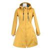 Softshellový kabát - áčkový - žlutý - vzor