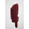 Mikina - tmavě vínová