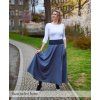 Black Mountain Maxi půlkolová sukně - oříšková – fotografie 5