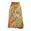 Zavinovací sukně - abstraktní květy 4