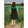 Áčkové šaty s laclem - jasně červené
