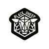 Samolepka Black Sheep s nápisem (černá)