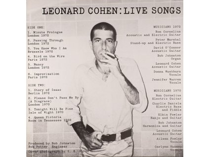 leonard cohen live songs