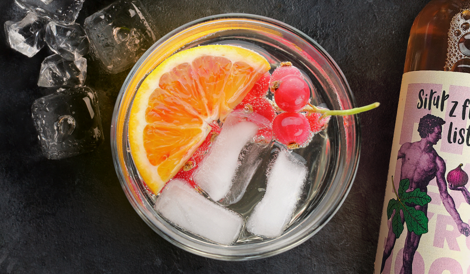 Gin & Tonic s fíkovým sirupem