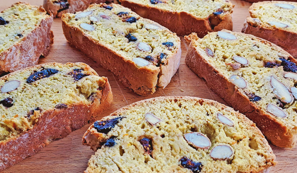 Recept: Cantuccini s fíky a mandlemi