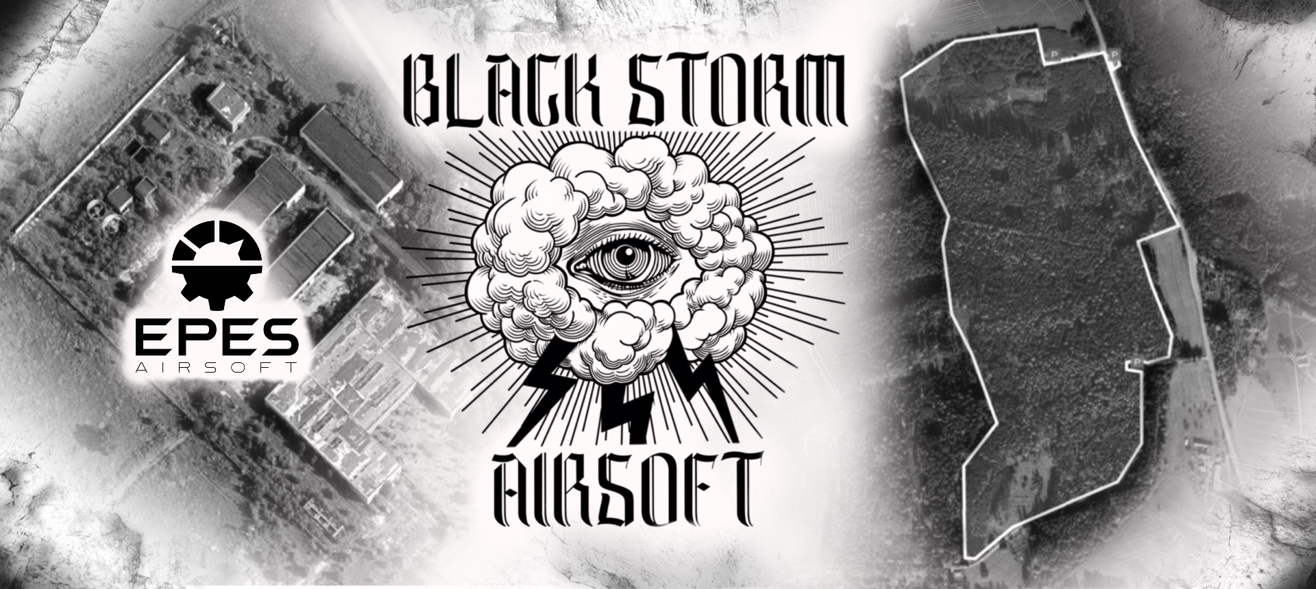 Nákres herních ploch od BLACK STORM AIRSOFT