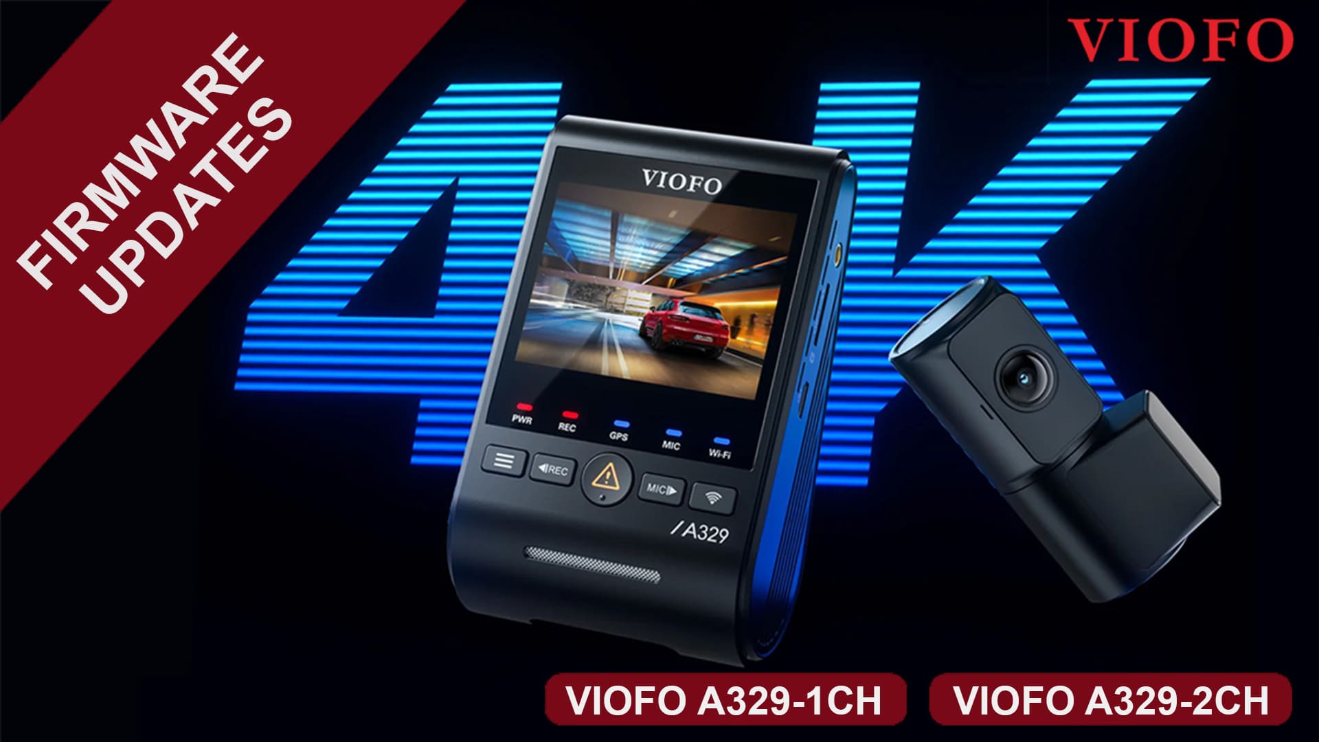 První aktualizace firmwaru pro VIOFO A329
