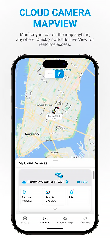 BlackVue App – ukázka 1
