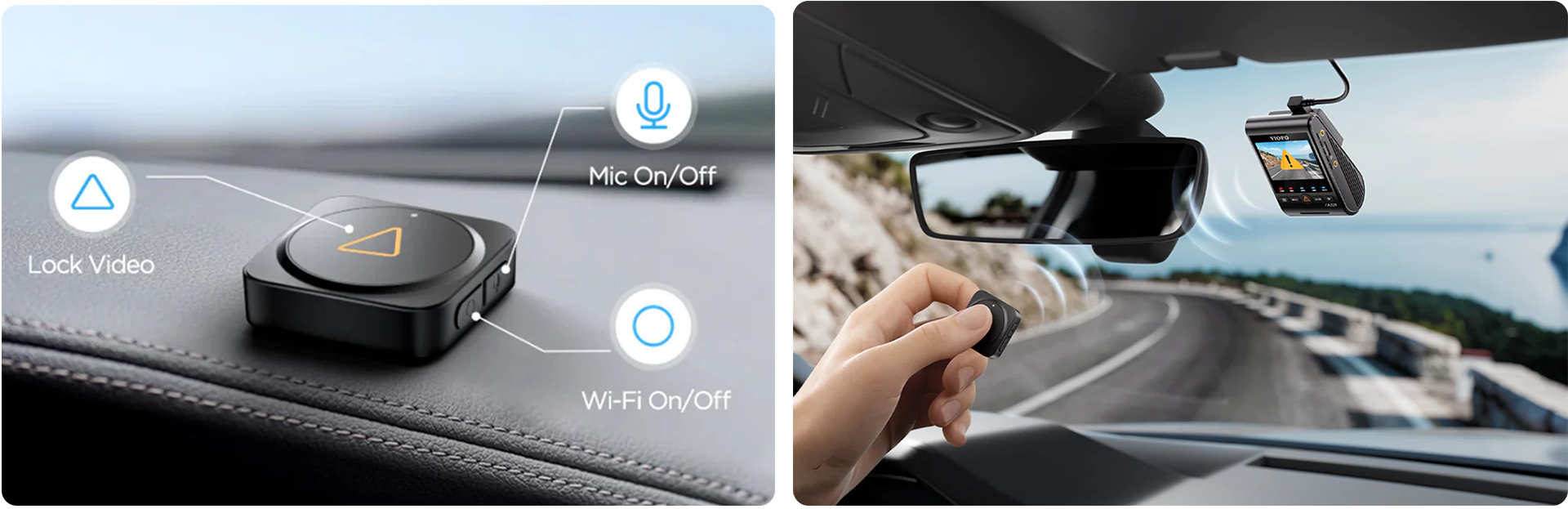 VIOFO A329S – Bluetooth dálkové ovládání