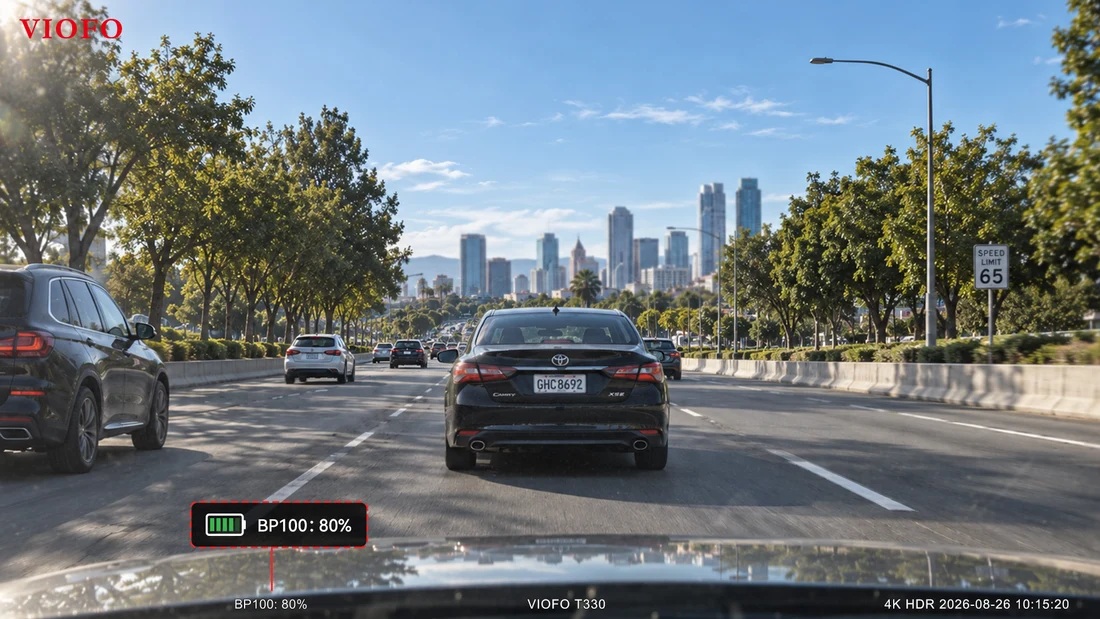 Battery Level Stamp on Footage
