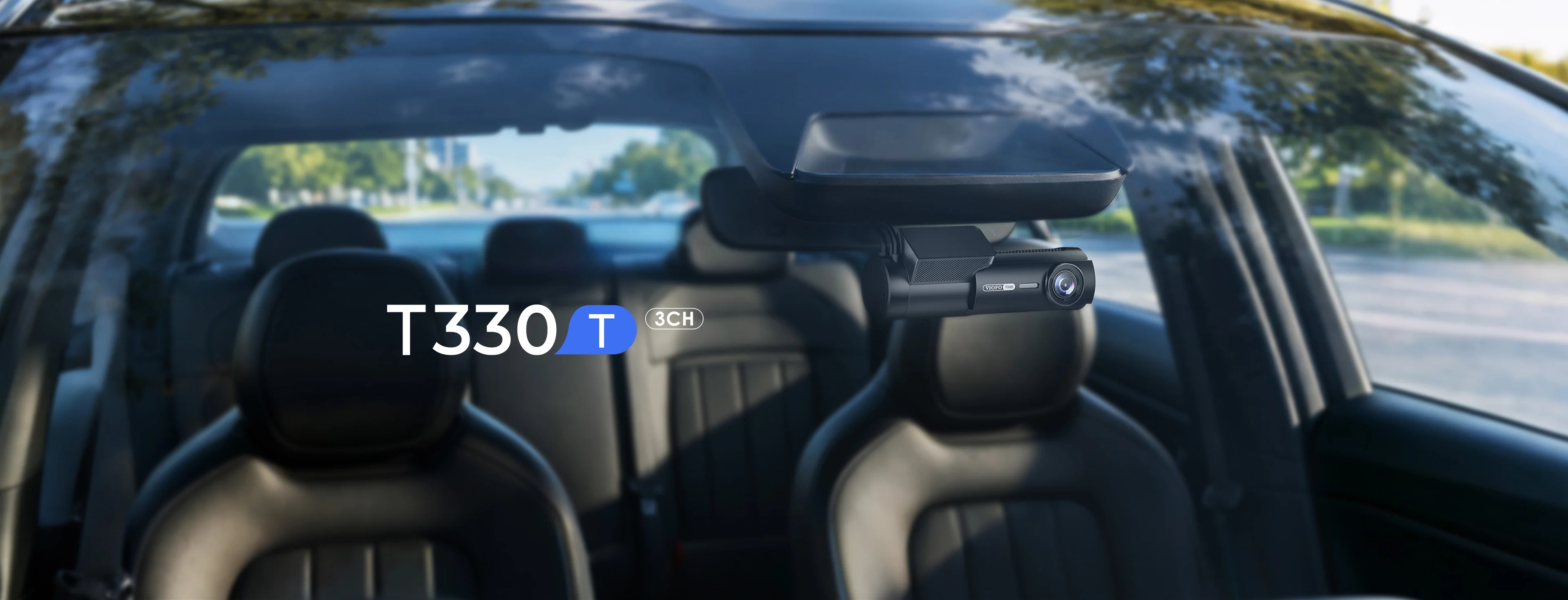 VIOFO T330T-3CH – 4K přední, 2K teleobjektiv a 2K zadní kamera
