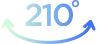 210 stupňů