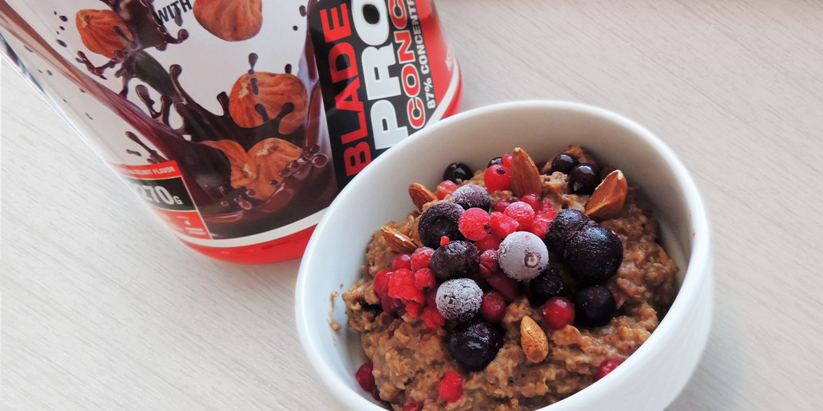 Fitness raňajková kaša s proteínom