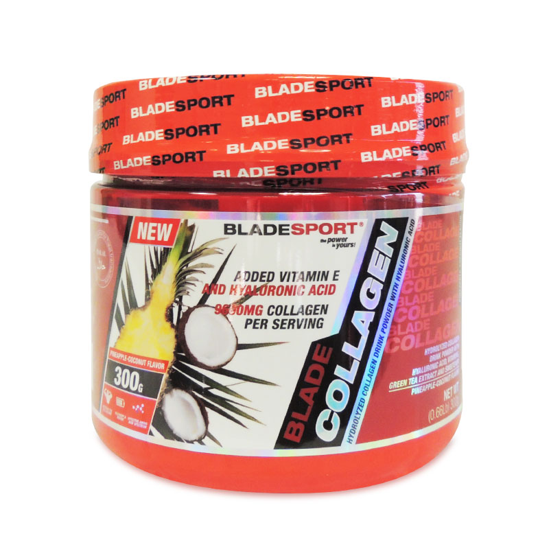 BLADE COLLAGEN ZERO WITH HYALURONIC ACID 300g Príchuť: Piňa colada