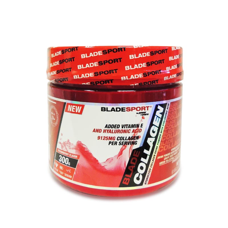 BLADE COLLAGEN ZERO WITH HYALURONIC ACID 300g Príchuť: Jahoda