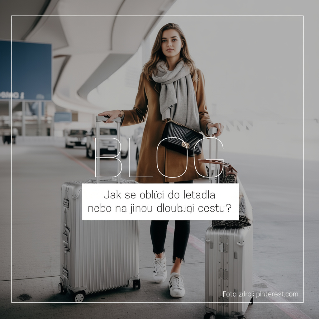 Jak se obléci do letadla, autobusu a na jinou dlouhou cestu? | Outfity, kabelky a cestovní tašky