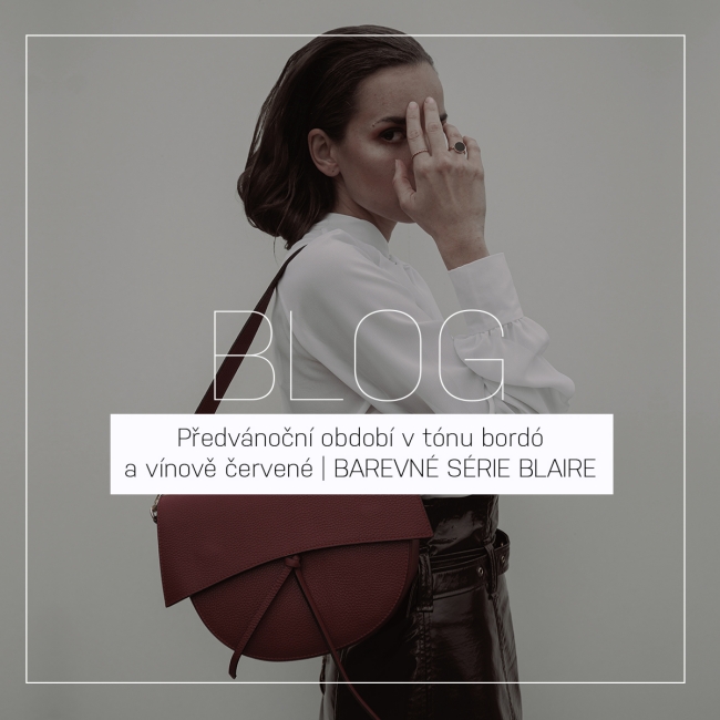 Předvánoční období v tónu bordó a vínově červené | BAREVNÉ SÉRIE BLAIRE